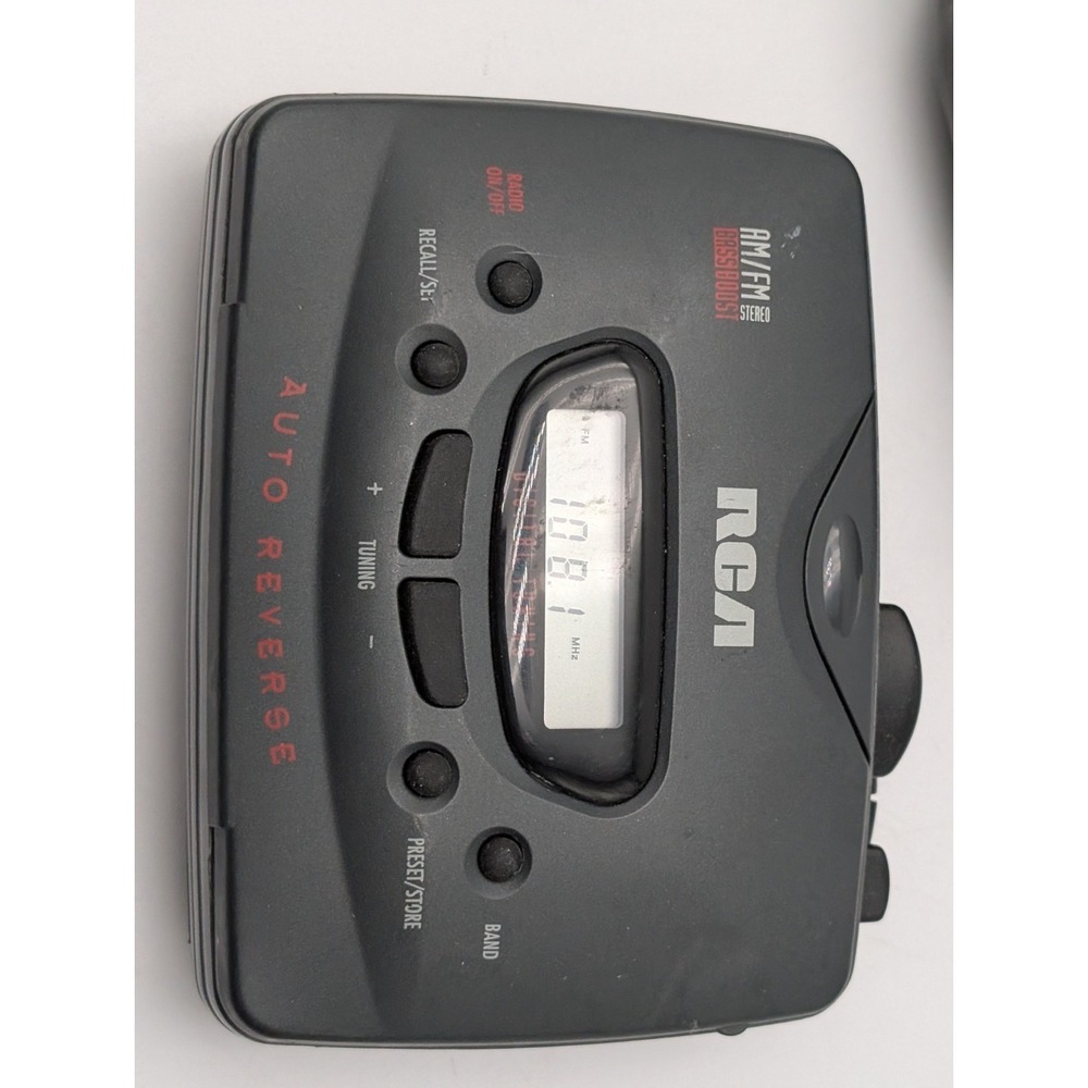RCA RP-1880B Portable Cassette Tape Player AM/FM‎ Stereo Walkman